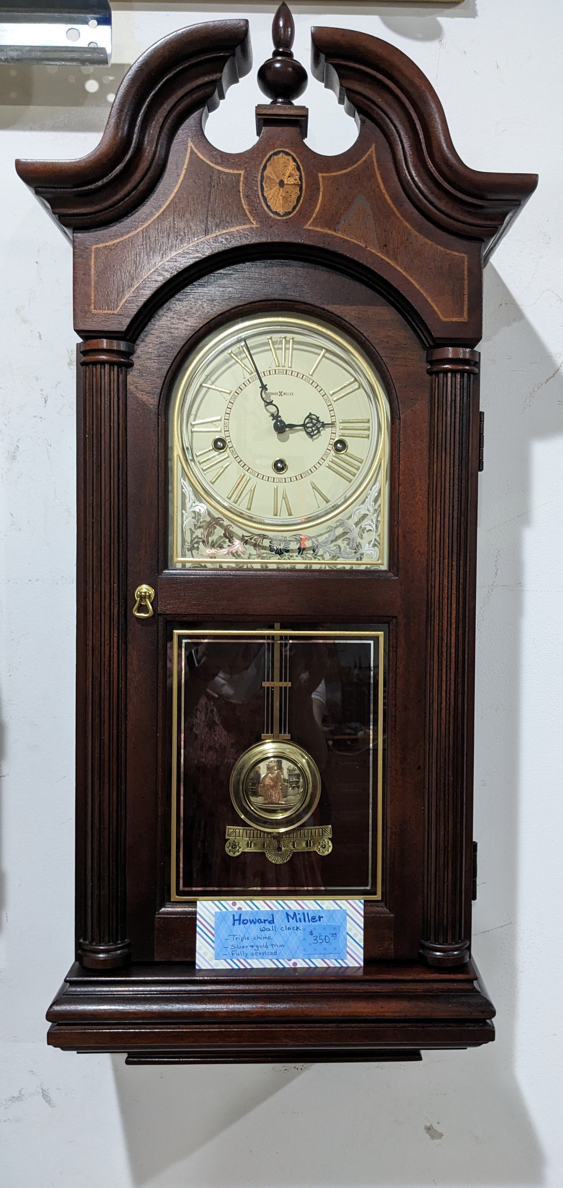 Howard Miller Wall Clock — $350