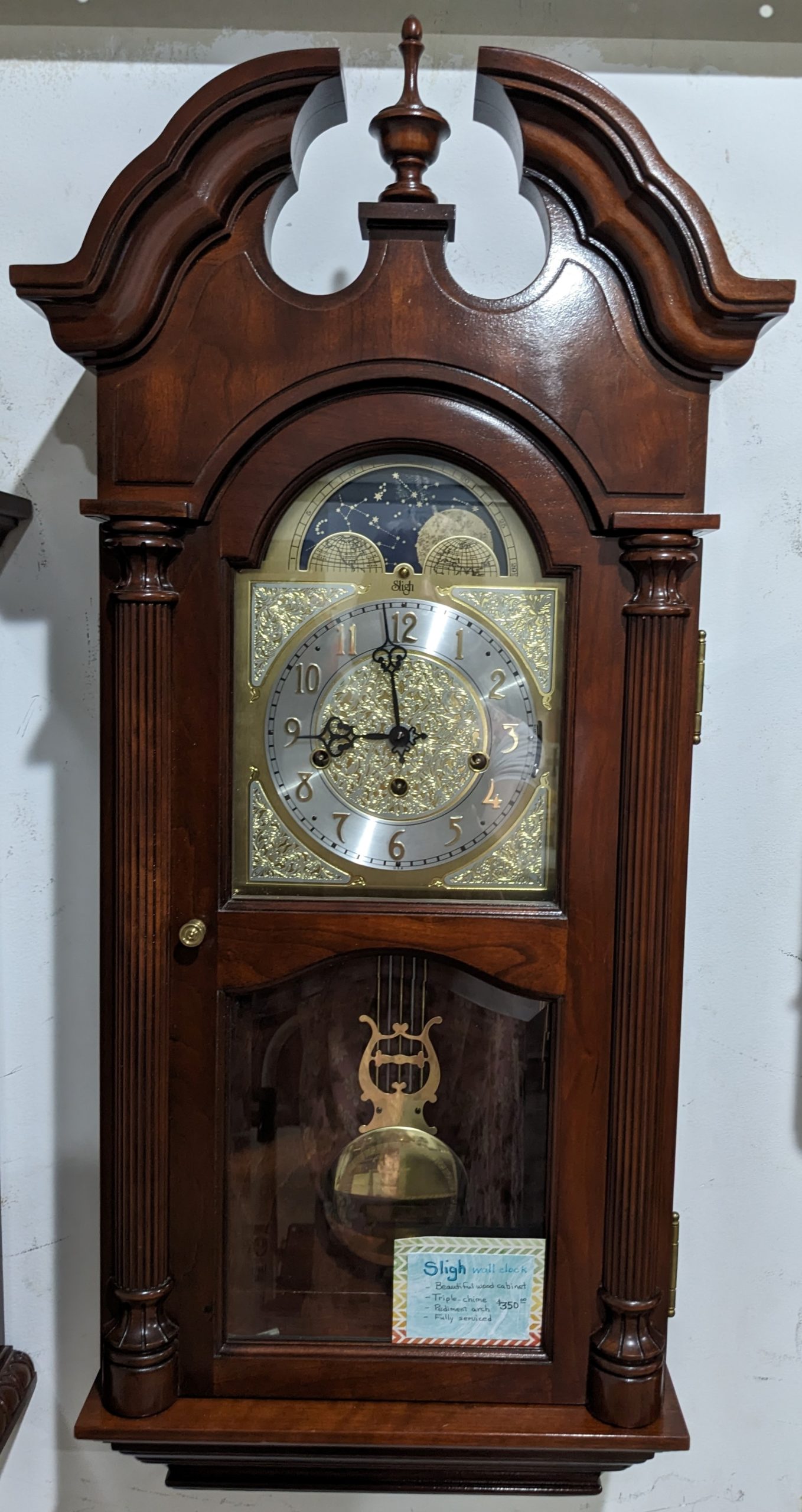 Sligh Wall Clock — $350