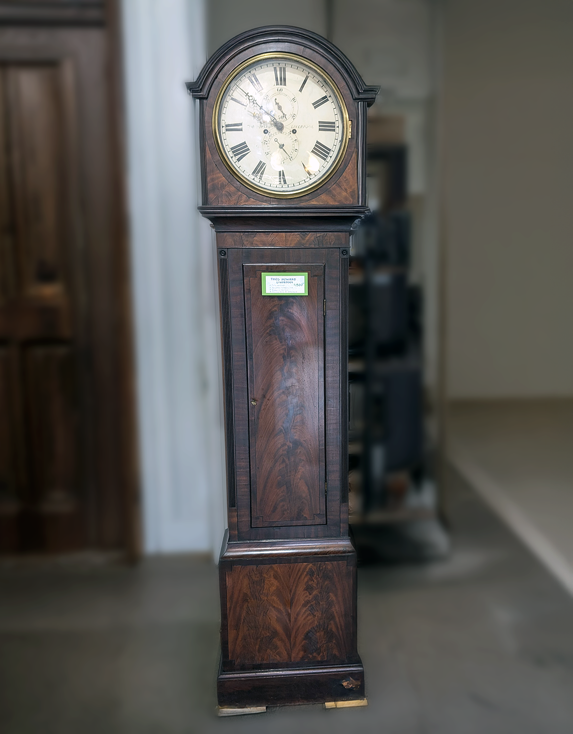 THOS HOWARD LIVERPOOL Grandfather Clock — $1500