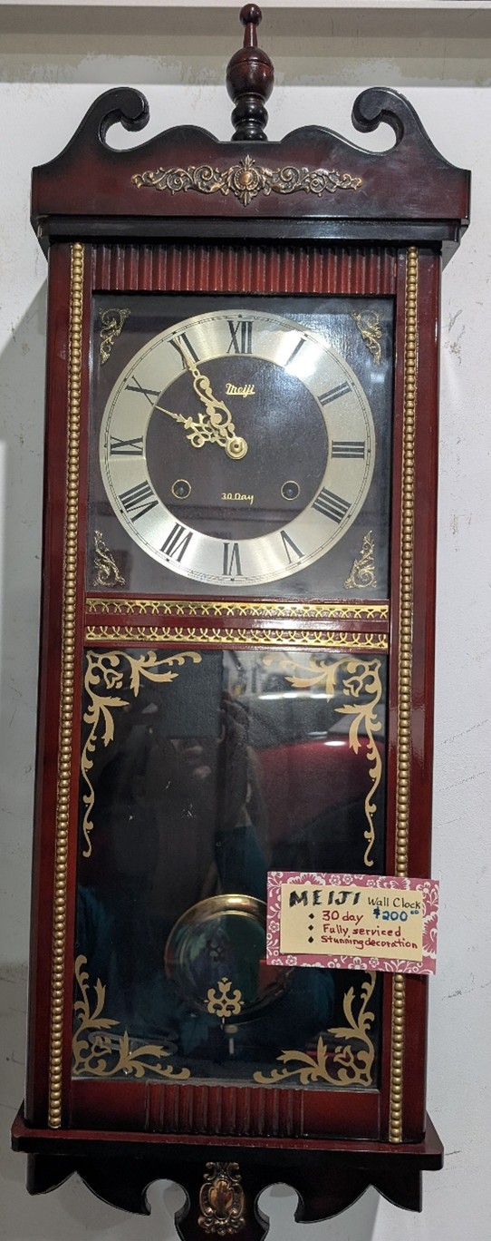 Meiji Wall Clock — $200