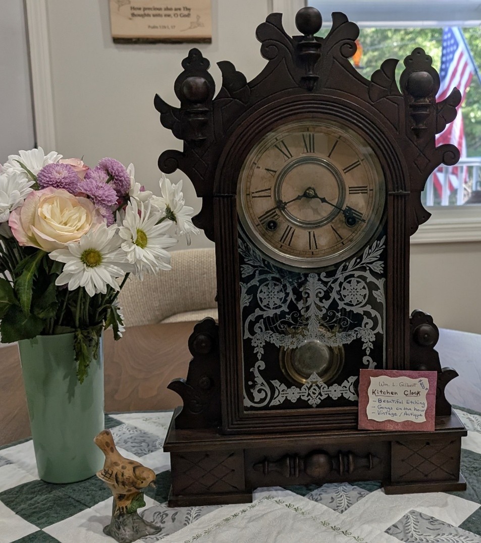 WM. L. Gilbert Kitchen Clock — $200